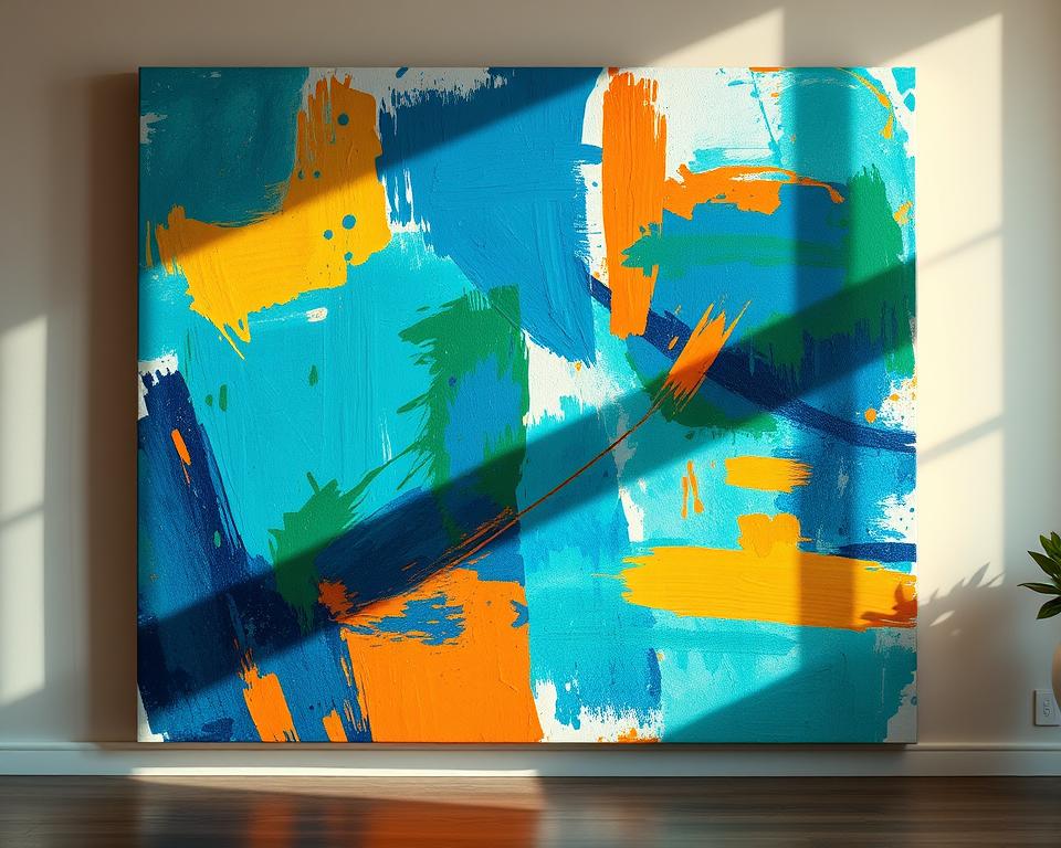 Blue Abstract Art